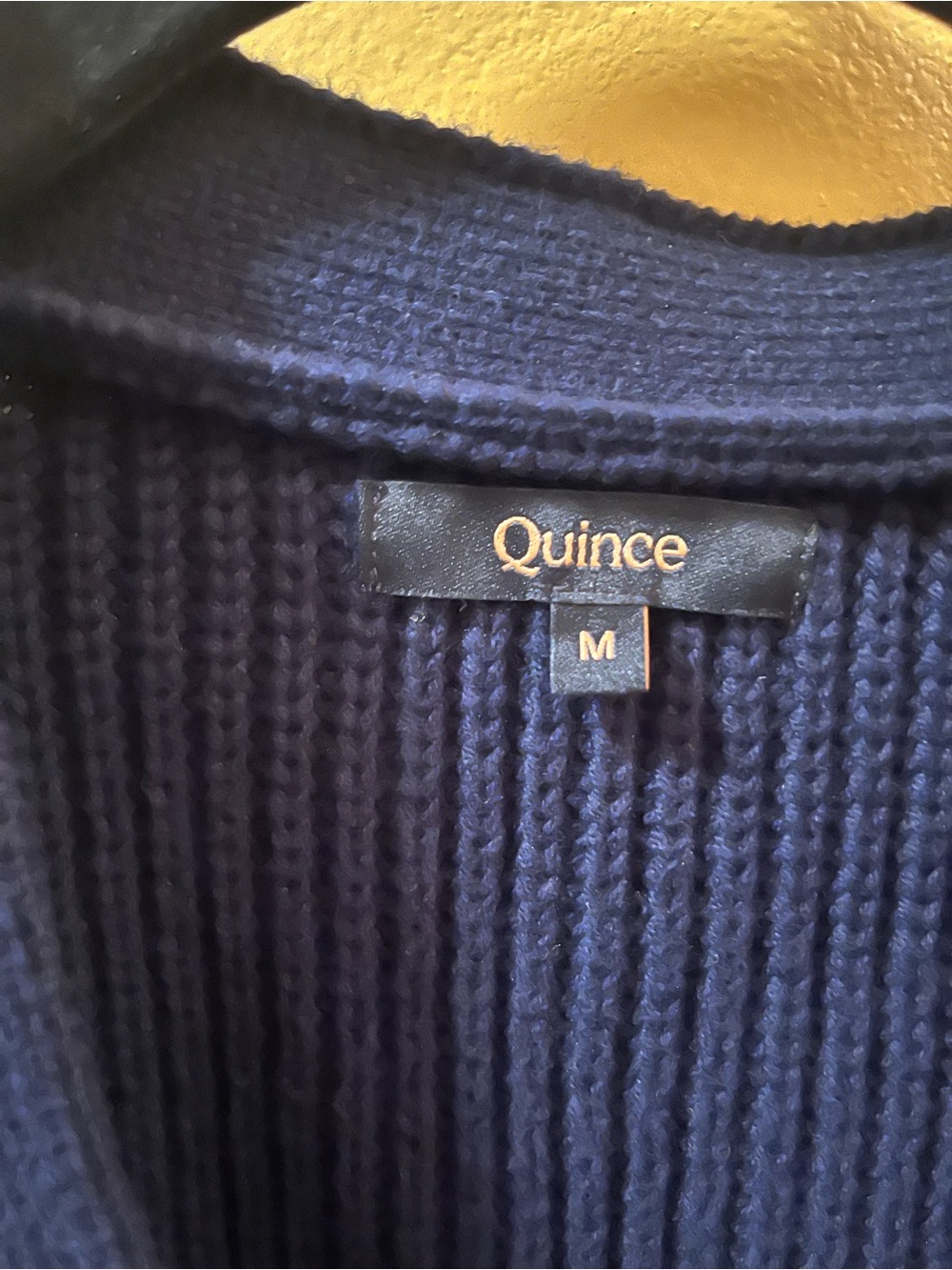 Quince Navy Crewneck Women's Sweater